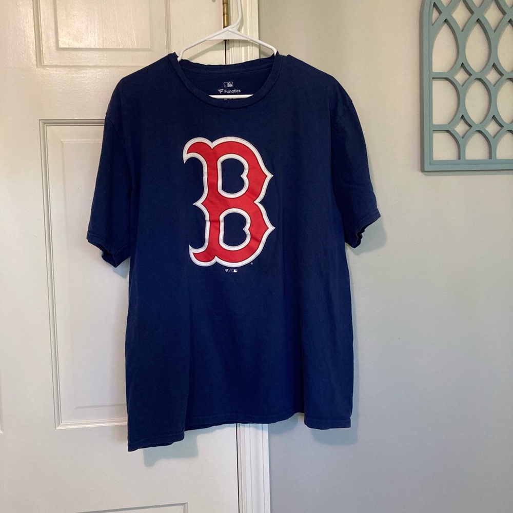 Fanatics Navy Blue Tee with White Logo - Picture 1 of 4